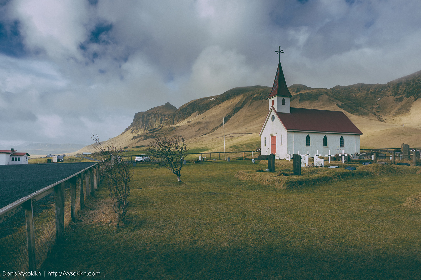 Типичная исландская церквушка, Vik